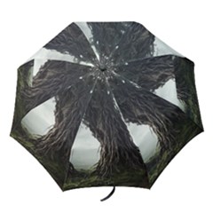 Trees Forest Woods Drawing Fantasy Dream Folding Umbrellas by Uceng