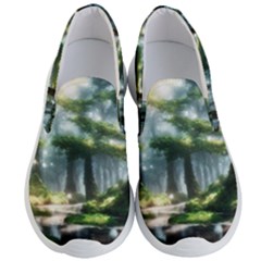 Forest Wood Nature Lake Swamp Water Trees Men s Lightweight Slip Ons by Uceng