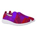 Background Pattern Purple Texture Design Wallpaper Women s Slip On Sneakers View3