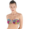 Leaves Foliage Autumn Branch Trees Nature Forest Twist Bandeau Bikini Top View1