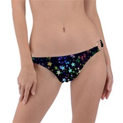 Christmas Star Gloss Lights Light Ring Detail Bikini Bottom by Uceng