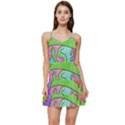 Colorful stylish design Short Frill Dress View1