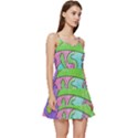 Colorful stylish design Short Frill Dress View3