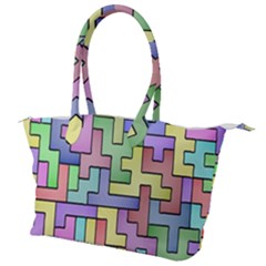 Colorful Stylish Design Canvas Shoulder Bag by gasi