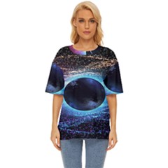 Digitalgalaxy Oversized Basic Tee by Sparkle