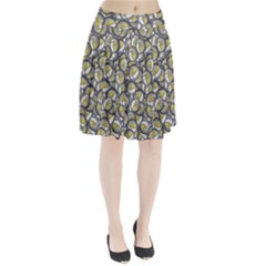 Gong Instrument Motif Pattern Pleated Skirt by dflcprintsclothing