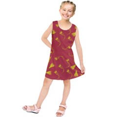 Background Pattern Texture Design Kids  Tunic Dress by Ravend