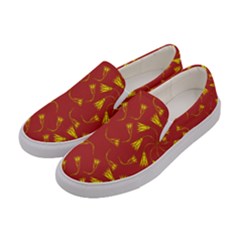 Background Pattern Texture Design Women s Canvas Slip Ons by Ravend