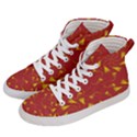 Background Pattern Texture Design Women s Hi-Top Skate Sneakers View2