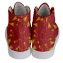 Background Pattern Texture Design Women s Hi-Top Skate Sneakers View4