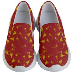 Background Pattern Texture Design Kids Lightweight Slip Ons by Ravend