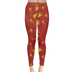 Background Pattern Texture Design Inside Out Leggings by Ravend