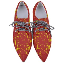 Background Pattern Texture Design Pointed Oxford Shoes by Ravend