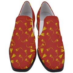 Background Pattern Texture Design Women Slip On Heel Loafers by Ravend