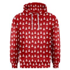 White Christmas Tree Red Men s Overhead Hoodie by TetiBright