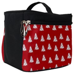 White Christmas Tree Red Make Up Travel Bag (big) by TetiBright