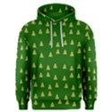 Green Christmas Trees Green Men s Overhead Hoodie View1