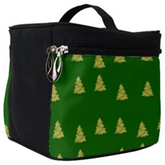 Green Christmas Trees Green Make Up Travel Bag (big) by TetiBright