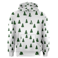 Green Christmas Trees White Men s Core Hoodie by TetiBright