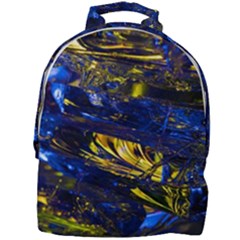 Space Futuristic Shiny Abstraction Flash Colorful Mini Full Print Backpack by Pakemis