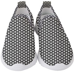 Abstract Background Pattern Geometric Kids  Slip On Sneakers by Ravend