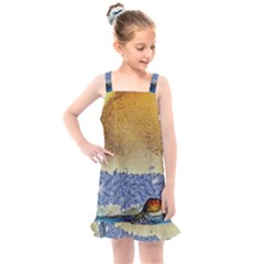 Abstract Painting Art Texture Kids  Overall Dress by Ravend