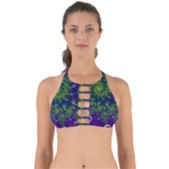 Fractal Spiral Abstract Background Perfectly Cut Out Bikini Top by Ravend