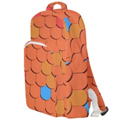 Roof Roofing Tiles  Double Compartment Backpack by artworkshop