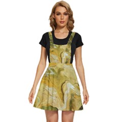 Kaleido Art Gold Apron Dress by kaleidomarblingart