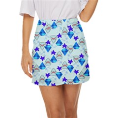 Sealife Mini Front Wrap Skirt by Sparkle