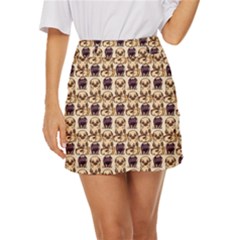 Pugs Mini Front Wrap Skirt by Sparkle