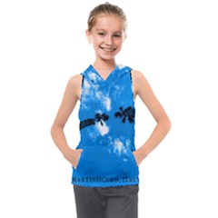 Trees & Sky In Martinsicuro, Italy  Kids  Sleeveless Hoodie by ConteMonfrey