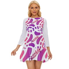  Im Fourth Dimension Fazzme Long Sleeve Babydoll Dress by imanmulyana