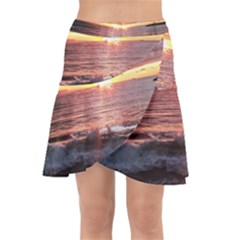 Tropical Sunset Wrap Front Skirt by StarvingArtisan