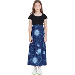 Flower Kids  Flared Maxi Skirt by zappwaits