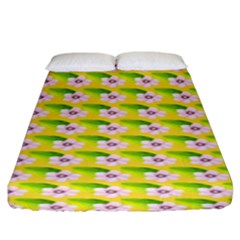 Floral Fitted Sheet (king Size) by Sparkle