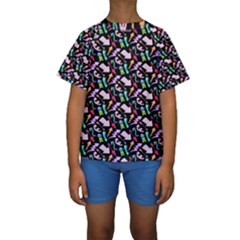 Retro Arrows Kids  Short Sleeve Swimwear by Sparkle