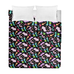 Retro Arrows Duvet Cover Double Side (full/ Double Size) by Sparkle