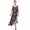 Retro Arrows Maxi Chiffon Cover Up Dress View1