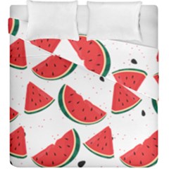 Watermelon Seamless Pattern Duvet Cover Double Side (king Size) by Jancukart