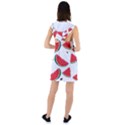 Watermelon Seamless Pattern Racer Back Hoodie Dress View2