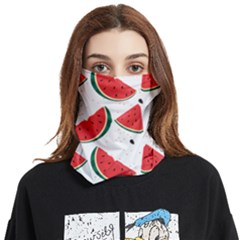 Watermelon Seamless Pattern Face Covering Bandana (two Sides) by Jancukart