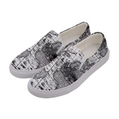 Antique Mapa Mundi Revisited Women s Canvas Slip Ons by ConteMonfrey