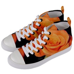 Color Of Desire Women s Mid-top Canvas Sneakers by tomikokhphotography