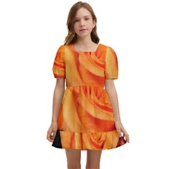 Color Of Desire Kids  Short Sleeve Dolly Dress by tomikokhphotography