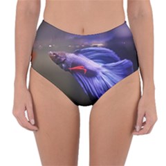 Betta Fish Photo And Wallpaper Cute Betta Fish Pictures Reversible High-waist Bikini Bottoms by StoreofSuccess