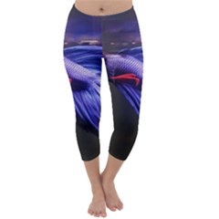 Betta Fish Photo And Wallpaper Cute Betta Fish Pictures Capri Winter Leggings  by StoreofSuccess