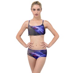 Betta Fish Photo And Wallpaper Cute Betta Fish Pictures Layered Top Bikini Set by StoreofSuccess