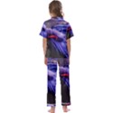 Betta Fish Photo And Wallpaper Cute Betta Fish Pictures Kids  Satin Short Sleeve Pajamas Set View2