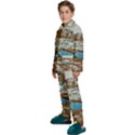 Alone on Gardasee, Italy. Kids  Long Sleeve Velvet Pajamas Set View2